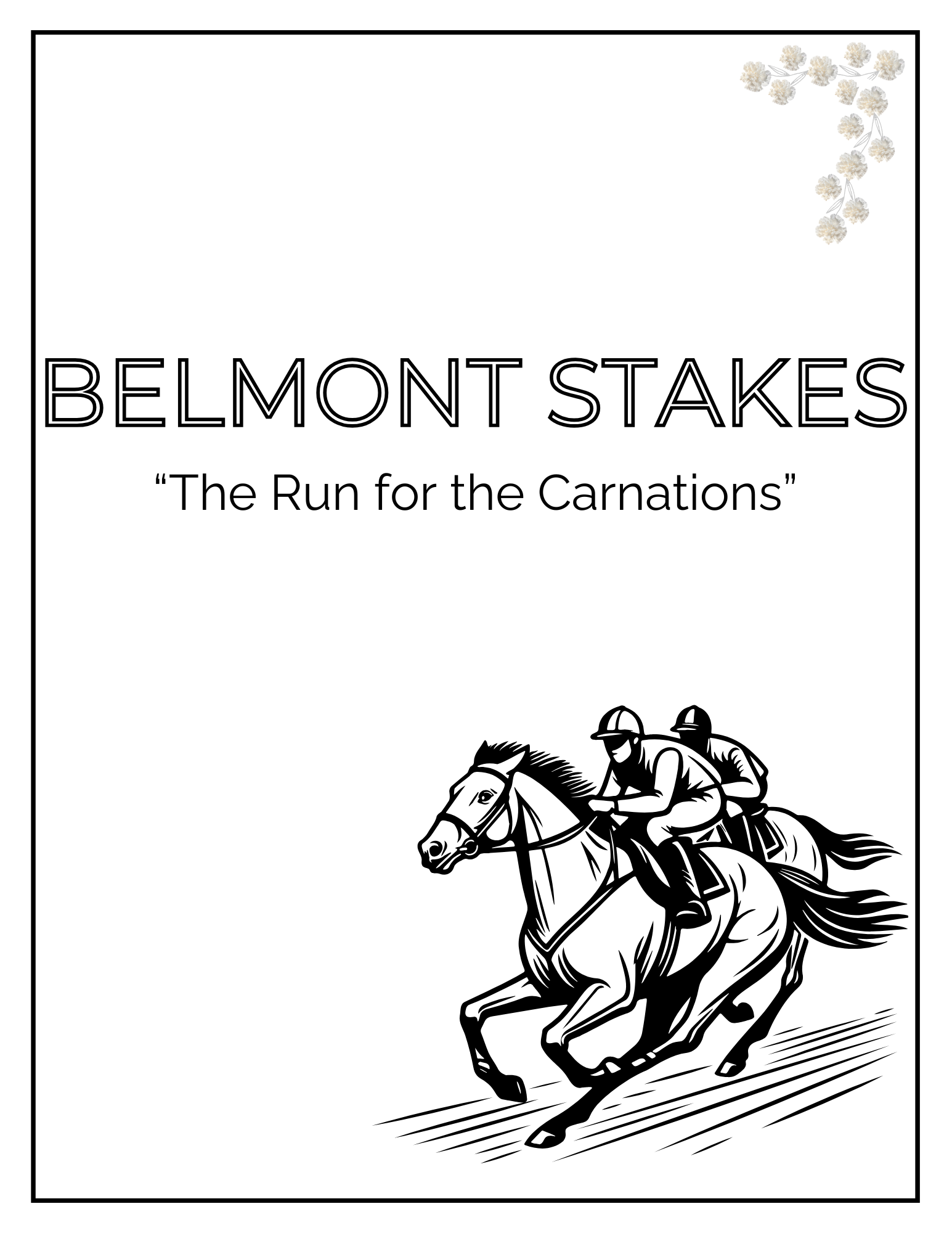 Home belmont stakes cover